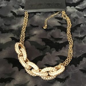 Giant Gold Chain Bling Necklace